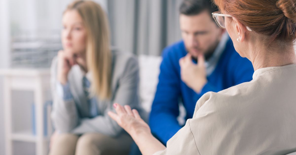 Couple in mediation